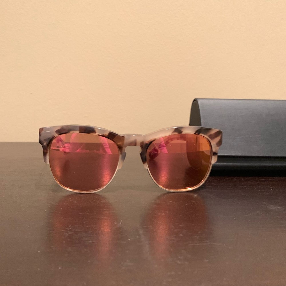 Wildfox gold pink mirror sunglasses